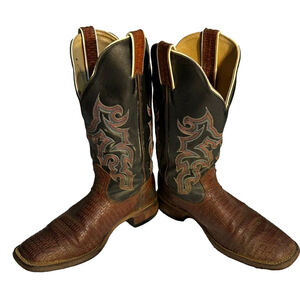 Boulet Cowboy girl Leather Boots Size 8C Women 10 Men’s
